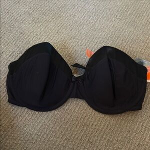 Warner's Classic Black Strapless Bra
